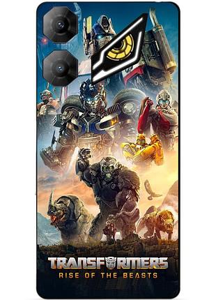 Чехол силиконовый бампер для zte nubia neo 3 5g с картинкой звероботы трансформеры transformers