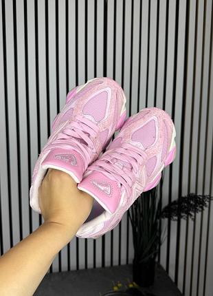Стильные женские кроссовки new balance 9060 pink overdye 4
