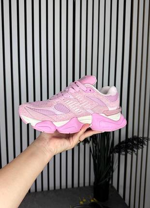 Стильные женские кроссовки new balance 9060 pink overdye 3