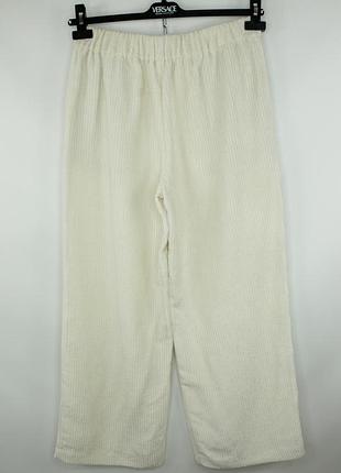 Премиальные брендовые брюки брюки брюки брюки slowear incotex corduroy viscose fabric wide fit trousers women's 4