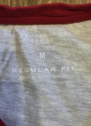 Новый лобовой лонгслив primark/ m 3