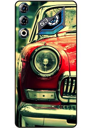 Чехол силиконовый бампер для zte nubia neo 3 gt 5g с рисунком ретро авто chevrolet машина