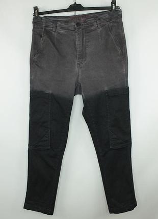 Стильні avant garde карго штани rundholz dip dip-dye slim fit stretch cotton blend cargo pants men’s
