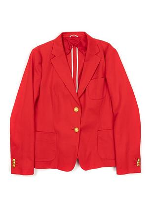Gant red cotton blend blazer jacket  [bwh112139]