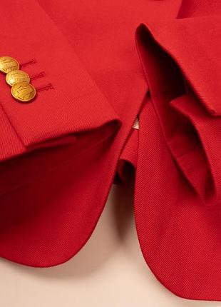 Gant red cotton blend blazer jacket  [bwh112139] 4