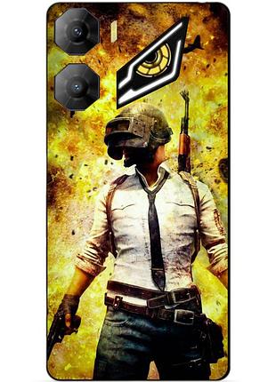 Силіконовий чохол бампер для zte nubia neo 3 5g з малюнком пабг pubg