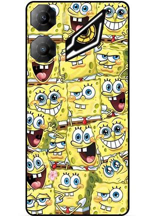 Силіконовий чохол бампер для zte nubia neo 3 5g з малюнком губка боб sponge bob