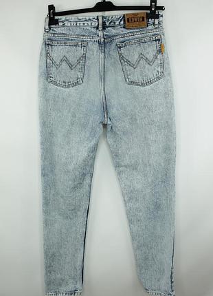 Японские винтажные джинсы edwin acid wash denim tapered fit jeans 5