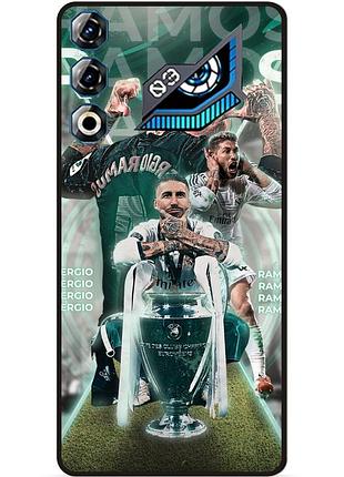 Чехол силиконовый бампер для zte nubia neo 3 gt 5g с рисунком серхио рамос sergio ramos