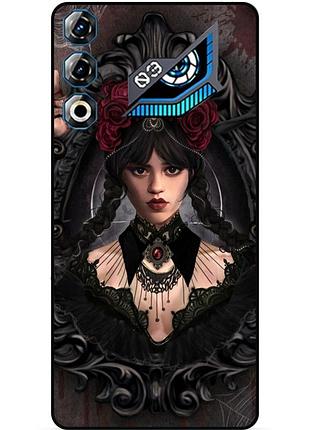 Силіконовий чохол для zte nubia neo 3 gt 5g з картинкою wednesday уенздей
