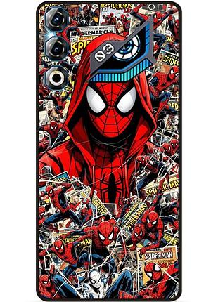 Силиконовый бампер чехол для zte nubia neo 3 gt 5g с картинкой spider man человек паук майлз моралес