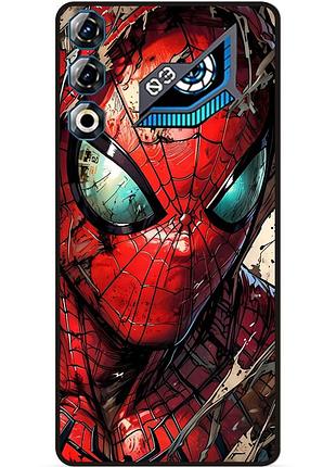 Силіконовий чохол бампер для zte nubia neo 3 gt 5g з картинкою людина-павук spider man