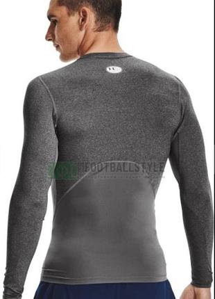 Чоловіча компресійна сіра спортивна кофта від under armour  гольф реглан рашгард 2