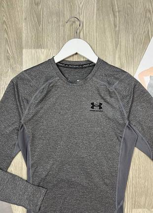 Чоловіча компресійна сіра спортивна кофта від under armour  гольф реглан рашгард 5