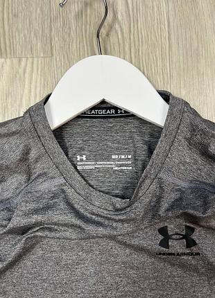 Чоловіча компресійна сіра спортивна кофта від under armour  гольф реглан рашгард 7