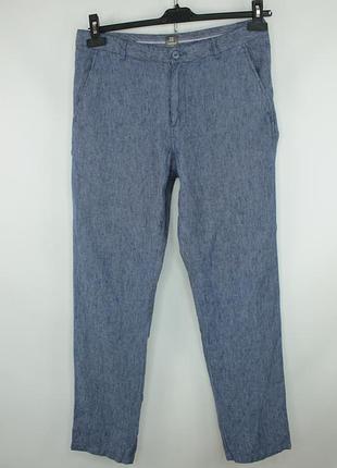 Льняные брюки manor man 100% linen pants trousers