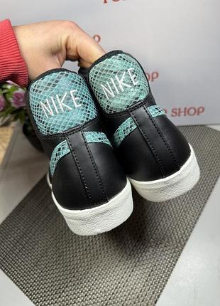 Оригинальные кроссовки кожаные nike blazer хайтопы 4