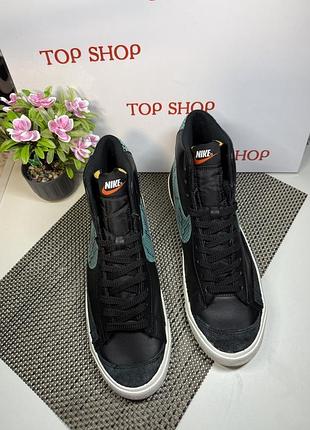 Оригинальные кроссовки кожаные nike blazer хайтопы 7