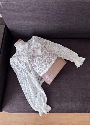 Мереживна блуза zara