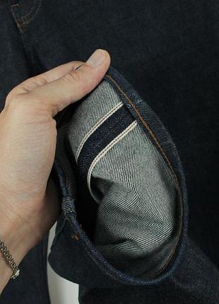 Качественные классические джинсы h&amp;m edition selvedje raw denim jeans men's 4