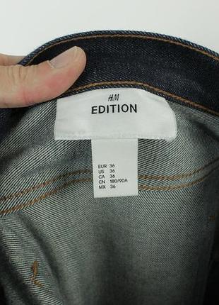 Качественные классические джинсы h&amp;m edition selvedje raw denim jeans men's 7
