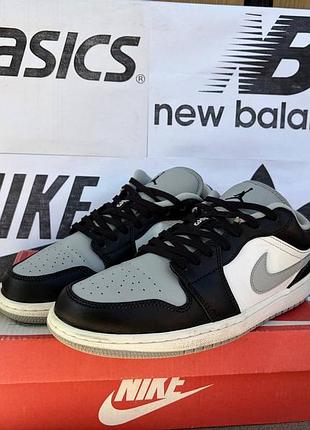 Кросівки nike air jordan 1 low баскетбольні шкіряні