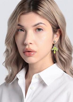 Брендовая серьга- клипса dsquared2- гриб - original 6