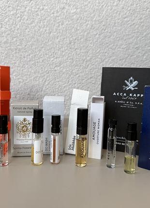 Набор фирменных сэмплов amouage, ormonde jayne