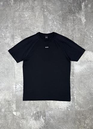 Футболка boss hugo boss чоловіча чорна босс хуго босс оригінал розмір s m