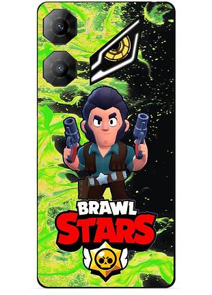 Силіконовий бампер чохол для zte nubia neo 3 5g з героєм бравл кольт brawl