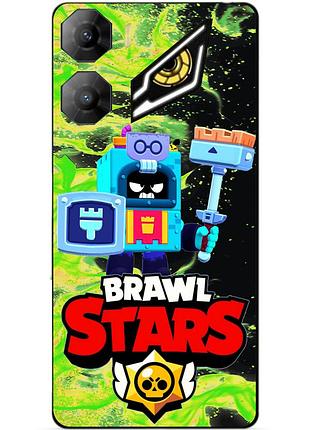 Силіконовий бампер чохол для zte nubia neo 3 5g з героєм бравл еш brawl