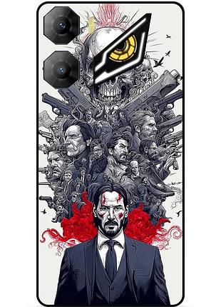 Чохол силіконовий бампер для zte nubia neo 3 5g джон уик john wick