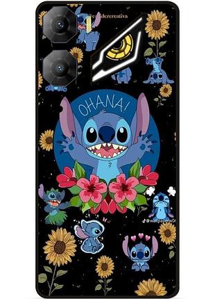 Силиконовый чехол бампер для zte nubia neo 3 5g с картинкой стич stitch