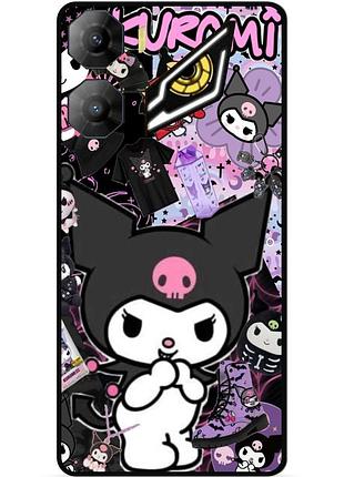 Силіконовий чохол бампер для zte nubia neo 3 5g з малюнком kuromi куромі