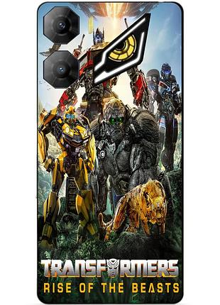 Чехол силиконовый бампер для zte nubia neo 3 5g звероботы трансформеры transformers