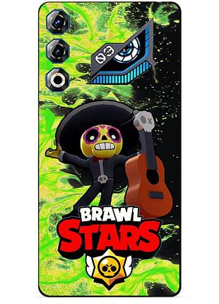 Силіконовий бампер чохол для zte nubia neo 3 gt 5g з героєм бравл поко brawl