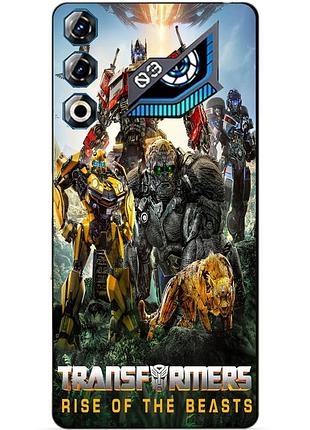 Силіконовий чохол бампер для zte nubia neo 3 gt 5g зверобати трансформери transformers