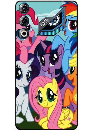 Чехол силиконовый бампер для zte nubia neo 3 gt 5g с рисунком мой маленький пони my little pony