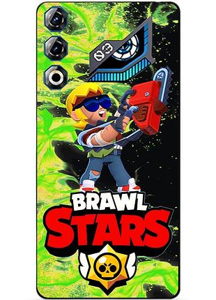 Силіконовий бампер чохол для zte nubia neo 3 gt 5g з героєм бравл бастер brawl