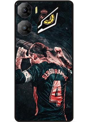 Силіконовий чохол бампер для zte nubia neo 3 5g з малюнком серхио рамос sergio ramos