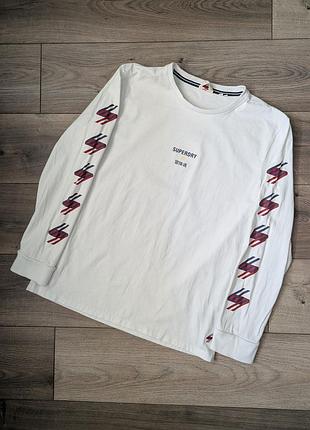Котонова кофта лонгслів superdry 5