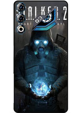 Силиконовый чехол бампер для zte nubia neo 3 gt 5g с картинкой сталкер stalker