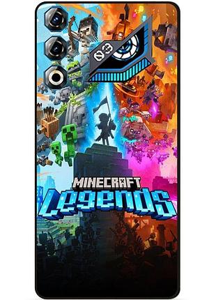 Силіконовий чохол бампер для zte nubia neo 3 gt 5g гра майнкрафт minecraft