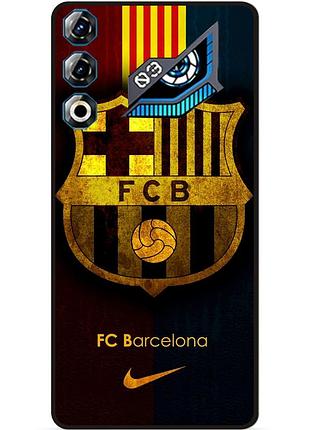 Чехол силиконовый бампер для zte nubia neo 3 gt 5g с рисунком barcelona барселона