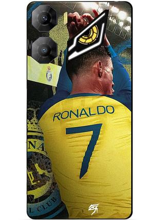 Чехол силиконовый бампер для zte nubia neo 3 5g с рисунком ronaldo аль наср роналдо