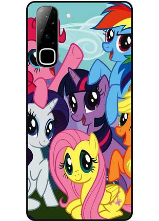 Чехол силиконовый бампер для infinix hot 70 (x6895) с рисунком мой маленький пони my little pony