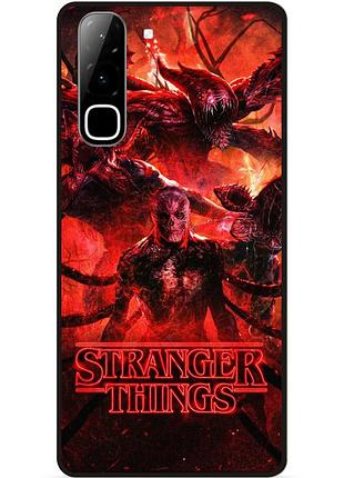 Силіконовий чохол бампер для infinix hot 70 (x6895) дивні дива stranger things