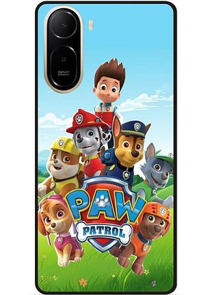 Силиконовый чехол для xiaomi poco c81 pro с рисунком щенячий патруль paw patrol