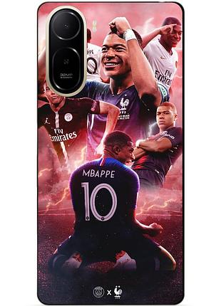 Силіконовий бампер чохол для xiaomi poco c81 pro з малюнком кіліан мбаппе mbappe