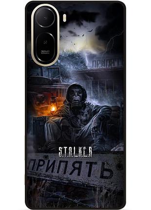 Чехол силиконовый для xiaomi poco c81 pro с картинкой stalker сталкер